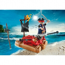 Playmobil Pirates - Βαλιτσάκι Πειρατής με Σχεδία (5655)