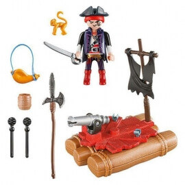 Playmobil Pirates - Βαλιτσάκι Πειρατής με Σχεδία (5655)