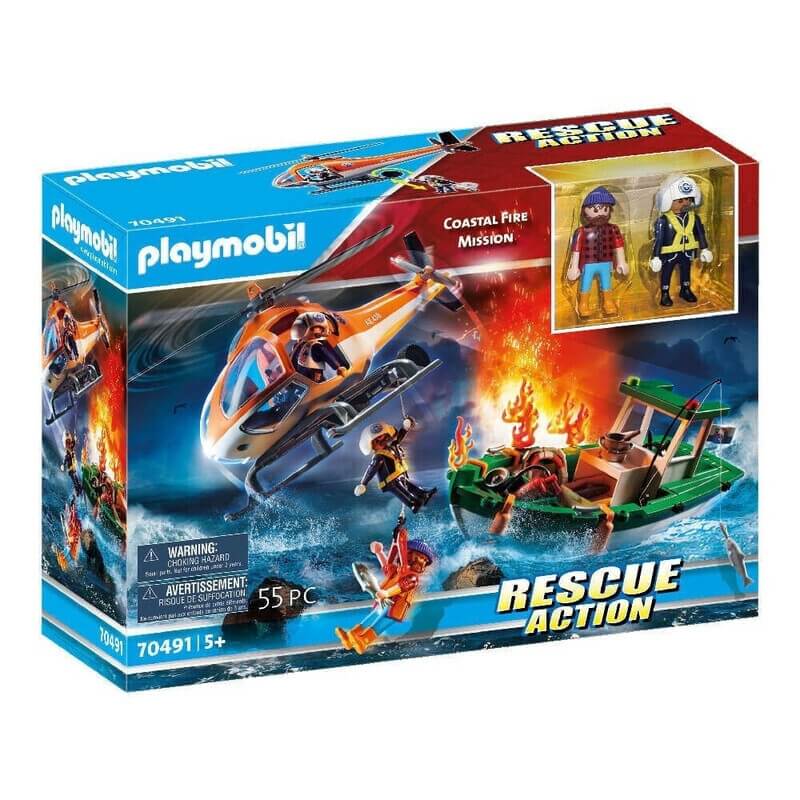 Playmobil City Action - Επιχείρηση Πυρόσβεσης Διάσωση στη Θάλασσα (70491)Playmobil City Action - Επιχείρηση Πυρόσβεσης Διάσωση στη Θάλασσα (70491)