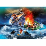Playmobil City Action - Επιχείρηση Πυρόσβεσης Διάσωση στη Θάλασσα (70491)