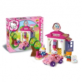 Unico Plus Τουβλάκια Πλυντήριο Αυτοκινήτων - Hello Kitty 89 κομ.
