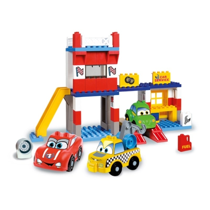 Unico Plus Τουβλάκια Γκαράζ - Cars for Kids Unico Plus Τουβλάκια Γκαράζ - Cars for Kids