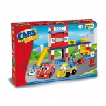 Unico Plus Τουβλάκια Γκαράζ - Cars for Kids