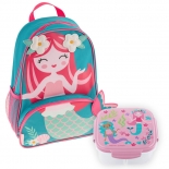 Σετ Stephen Joseph "Γοργόνα" Σακίδιο - Δοχείο Φαγητού με Παγοθήκη