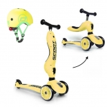 Σετ Scoot & Ride Πατίνι Highwaykick 1 & Κράνος XXS Lemon