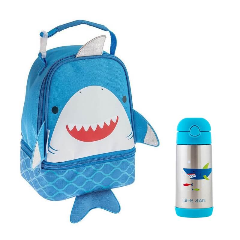 Σετ Stephen Joseph "Καρχαρίας" Τσαντάκι Φαγητού Ισοθερμικό - Ανοξ. Παγούρι ΘερμόςΣετ Stephen Joseph "Καρχαρίας" Τσαντάκι Φαγητού Ισοθερμικό - Ανοξ. Παγούρι Θερμός