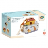 Ξύλινη "Κιβωτός του Νώε" με Ενσφηνώματα - Luna (622458)