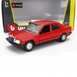 Bburago 1:24 Mercedes-Benz 190E Κόκκινη (21103RD)