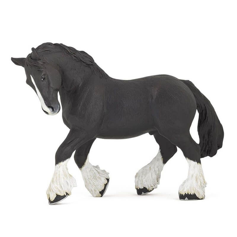 Άλογο Shire Μαύρο - Ζωάκια Papo (51517)Άλογο Shire Μαύρο - Ζωάκια Papo (51517)