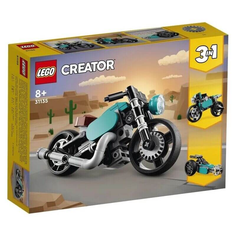 Lego Creator 3in1 Vintage Μοτοσυκλέτα (31135)Lego Creator 3in1 Vintage Μοτοσυκλέτα (31135)