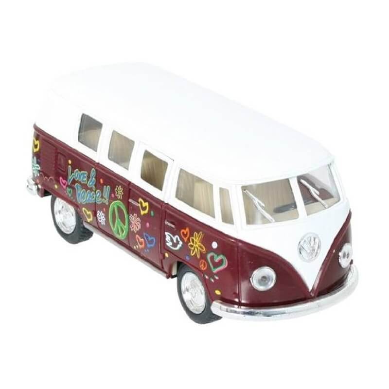 Μεταλλικό Volkswagen Classic Bus 1962 1/32 μπορντώ - Goki (12072M)Μεταλλικό Volkswagen Classic Bus 1962 1/32 μπορντώ - Goki (12072M)