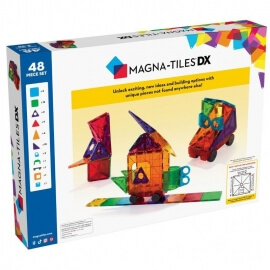 Magna-Tiles Μαγνητικό Παιχνίδι 48τμχ "Deluxe" (12148)