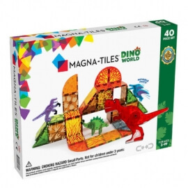 Magna-Tiles Μαγνητικό Παιχνίδι 40τμχ "Dino World" (22840)