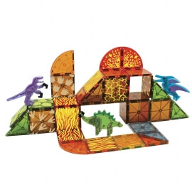 Magna-Tiles Μαγνητικό Παιχνίδι 40τμχ "Dino World" (22840)