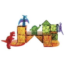 Magna-Tiles Μαγνητικό Παιχνίδι 40τμχ "Dino World" (22840)