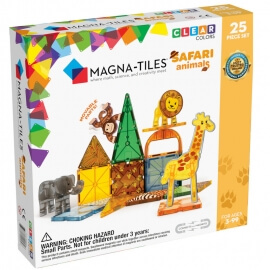 Magna-Tiles Μαγνητικό Παιχνίδι 25τμχ "Safari Animals" (20925)