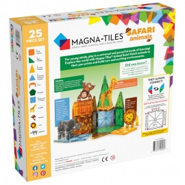 Magna-Tiles Μαγνητικό Παιχνίδι 25τμχ "Safari Animals" (20925)