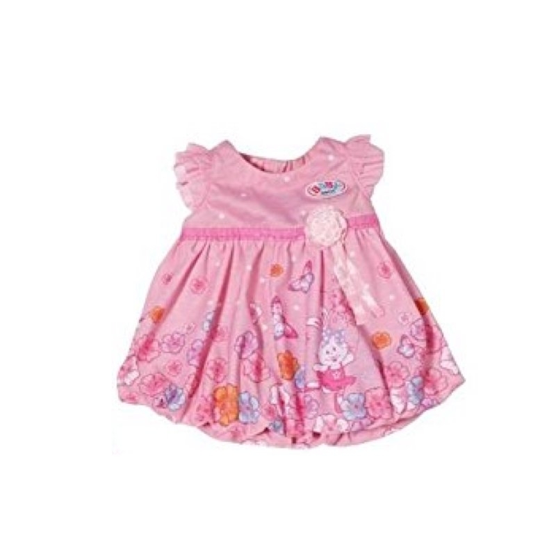 Φορεματάκι Baby Born  max 43 cm ρόζ λουλούδιαΦορεματάκι Baby Born  max 43 cm ρόζ λουλούδια