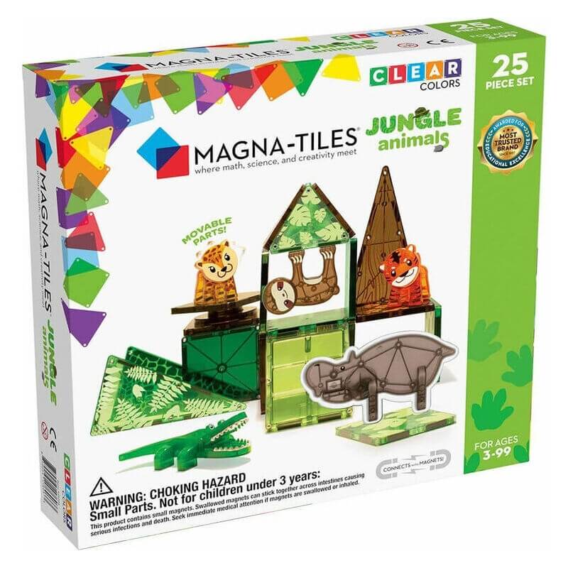 Magna-Tiles Μαγνητικό Παιχνίδι 25τμχ "Jungle Animals" (21225)Magna-Tiles Μαγνητικό Παιχνίδι 25τμχ "Jungle Animals" (21225)