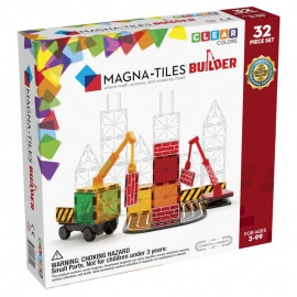 Magna-Tiles Μαγνητικό Παιχνίδι 32τμχ "Builder" (21632)