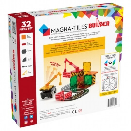 Magna-Tiles Μαγνητικό Παιχνίδι 32τμχ "Builder" (21632)