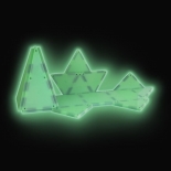 Magna-Tiles Μαγνητικό Παιχνίδι 16τμχ "Glow" (18816)