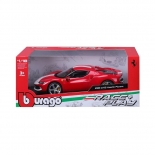 Bburago 1:18 Ferrari 296 GTB Fiorano Κόκκινη (16017RD)