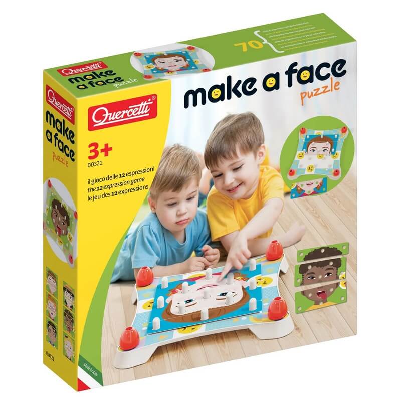 Εκπαιδευτικό Παιχνίδι Make A Face Puzzle - Quercetti (00321)Εκπαιδευτικό Παιχνίδι Make A Face Puzzle - Quercetti (00321)