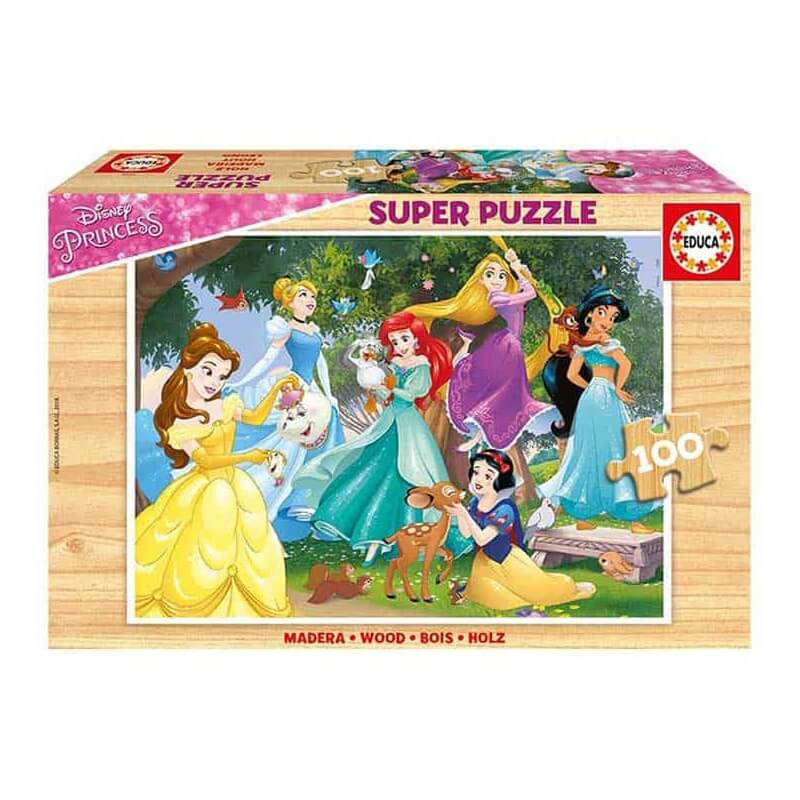 Ξύλινο Παζλ Πριγκίπισες της Disney 100 κομ - Educa (17628)Ξύλινο Παζλ Πριγκίπισες της Disney 100 κομ - Educa (17628)