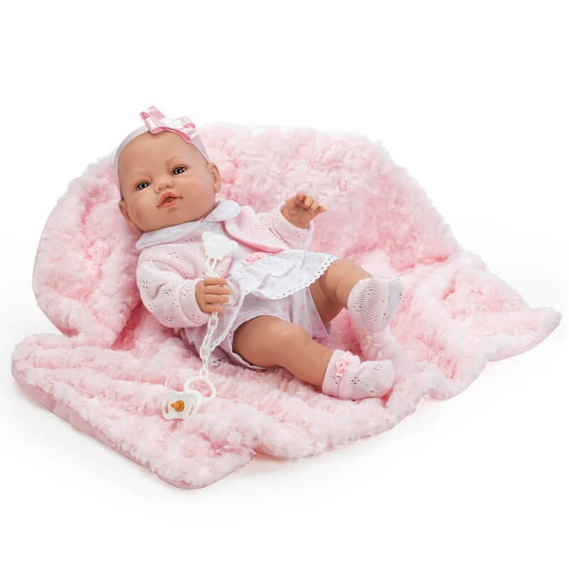 Μωρό Βινυλίου 42εκ με Ροζ Ρούχα & Κουβερτάκι - Berbesa (5113)Μωρό Βινυλίου 42εκ με Ροζ Ρούχα & Κουβερτάκι - Berbesa (5113)