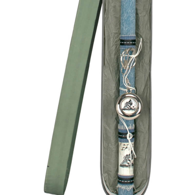 Πασχαλινή Λαμπάδα με Ποδοσφαιρικό Μπρελόκ Μπλε (24123B)Πασχαλινή Λαμπάδα με Ποδοσφαιρικό Μπρελόκ Μπλε (24123B)