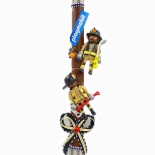Χειροποίητη Πασχαλινή Λαμπάδα Playmobil με 2 Φιγούρες Πυροσβεστικής (24.29)