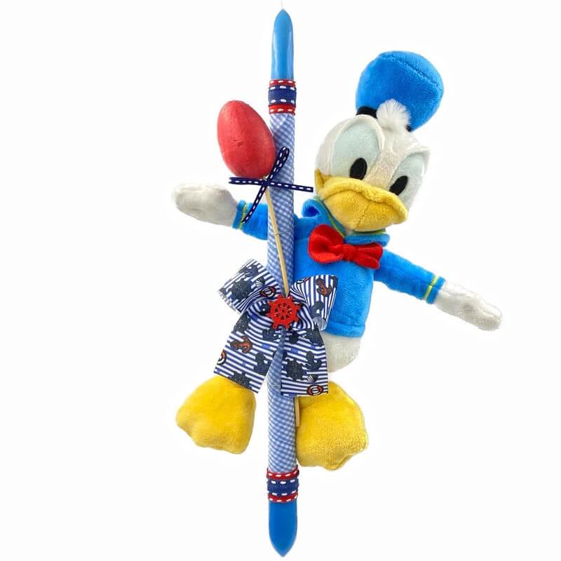 Χειροποίητη Πασχαλινή Λαμπάδα Ντόναλτ Ντακ - Donald Duck 31εκ με Ήχο (24.52)Χειροποίητη Πασχαλινή Λαμπάδα Ντόναλτ Ντακ - Donald Duck 31εκ με Ήχο (24.52)