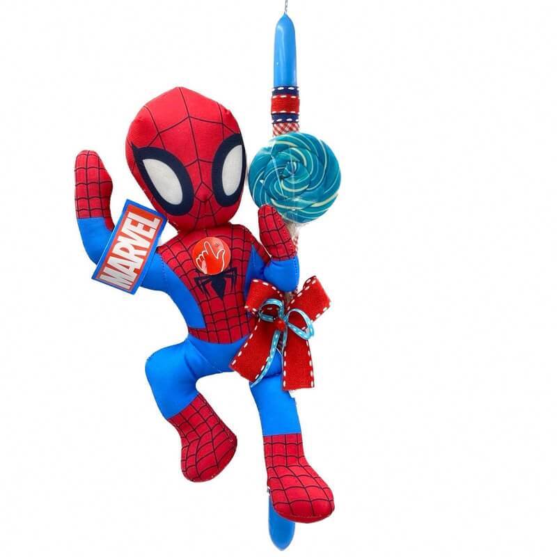 Χειροποίητη Πασχαλινή Λαμπάδα Σπάιντερμαν - Spiderman 30εκ με Ήχο (24.89)Χειροποίητη Πασχαλινή Λαμπάδα Σπάιντερμαν - Spiderman 30εκ με Ήχο (24.89)