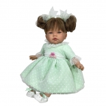 Κούκλα "Celia Plumeti" 45εκ Καστανή με Ήχους  - Nines d'Onil (1711)