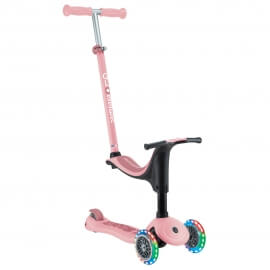 Πατίνι - Περπατούρα Globber Scooter Go-Up Sporty Lights Pastel Pink (452-710-4)