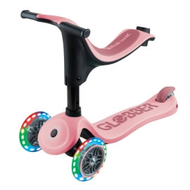 Πατίνι - Περπατούρα Globber Scooter Go-Up Sporty Lights Pastel Pink (452-710-4)