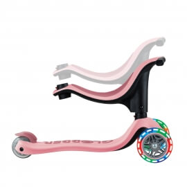 Πατίνι - Περπατούρα Globber Scooter Go-Up Sporty Lights Pastel Pink (452-710-4)