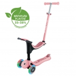Πατίνι - Περπατούρα Globber Scooter Go-Up Sporty Lights Pastel Pink (452-710-4)