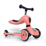 Σετ Scoot & Ride Πατίνι Highwaykick 1 & Κράνος XXS Peach