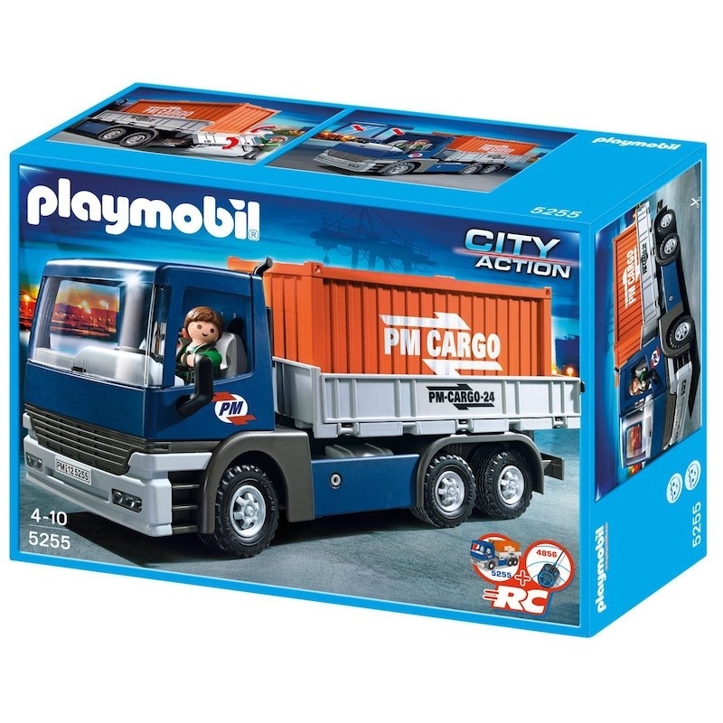 Playmobil City Action - Φορτηγό με Container (5255)Playmobil City Action - Φορτηγό με Container (5255)