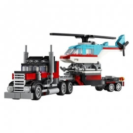 Lego Creator Φορτηγό Με Επίπεδη Καρότσα & Ελικόπτερο (31146)Lego Creator Φορτηγό Με Επίπεδη Καρότσα & Ελικόπτερο (31146)