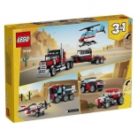 Lego Creator Φορτηγό Με Επίπεδη Καρότσα & Ελικόπτερο (31146)