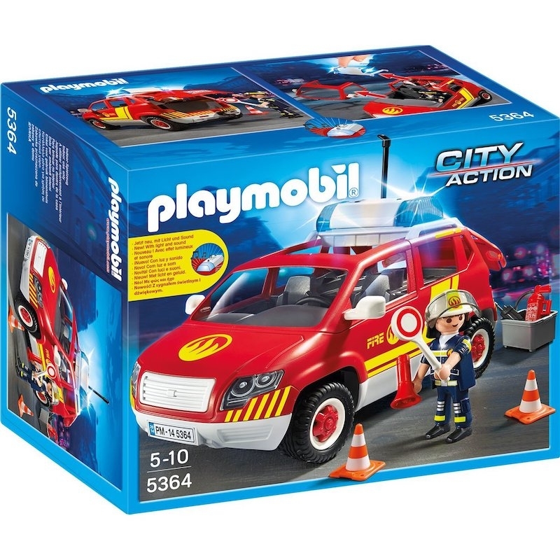 Playmobil Πυροσβεστική - Οχημα Αρχιπυραγού με Φάρο και Σειρήνα (5364)Playmobil Πυροσβεστική - Οχημα Αρχιπυραγού με Φάρο και Σειρήνα (5364)