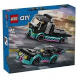 Lego City Αγωνιστικό Αυτοκίνητο και Φορτηγό Μεταφοράς Αυτοκινήτων (60406)