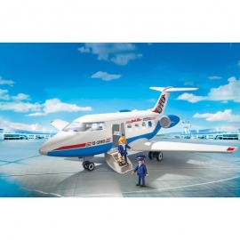 Playmobil Αεροδρόμιο - Επιβατικό Aεροπλάνο και Πλήρωμα (5395)