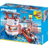 Playmobil City Action - Πλωτή Βάση Ακτοφυλακής με Φάρο (5539)