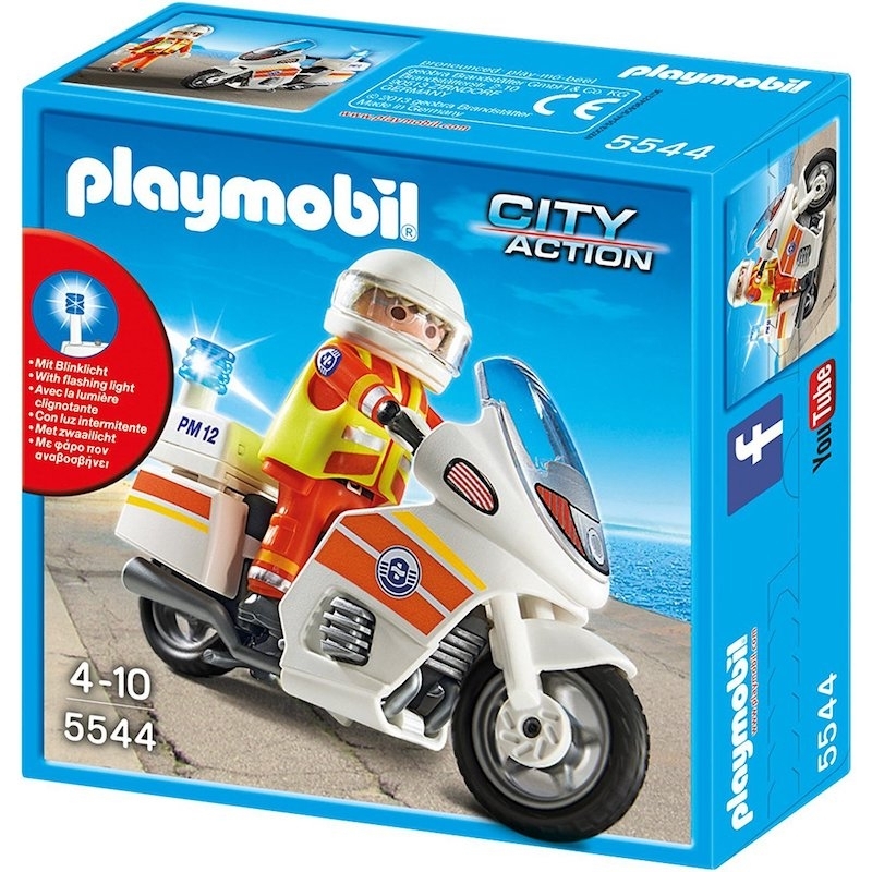 Playmobil City Action - Γιατρός και Μοτοσυκλέτα Πρώτων Βοηθειών (5544)Playmobil City Action - Γιατρός και Μοτοσυκλέτα Πρώτων Βοηθειών (5544)
