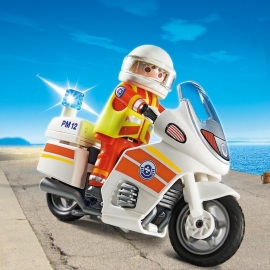 Playmobil City Action - Γιατρός και Μοτοσυκλέτα Πρώτων Βοηθειών (5544)