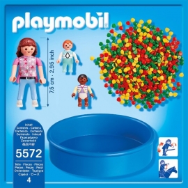 Playmobil Σχολείο και Παιδικός Σταθμός - Πισίνα με Μπάλες (5572)